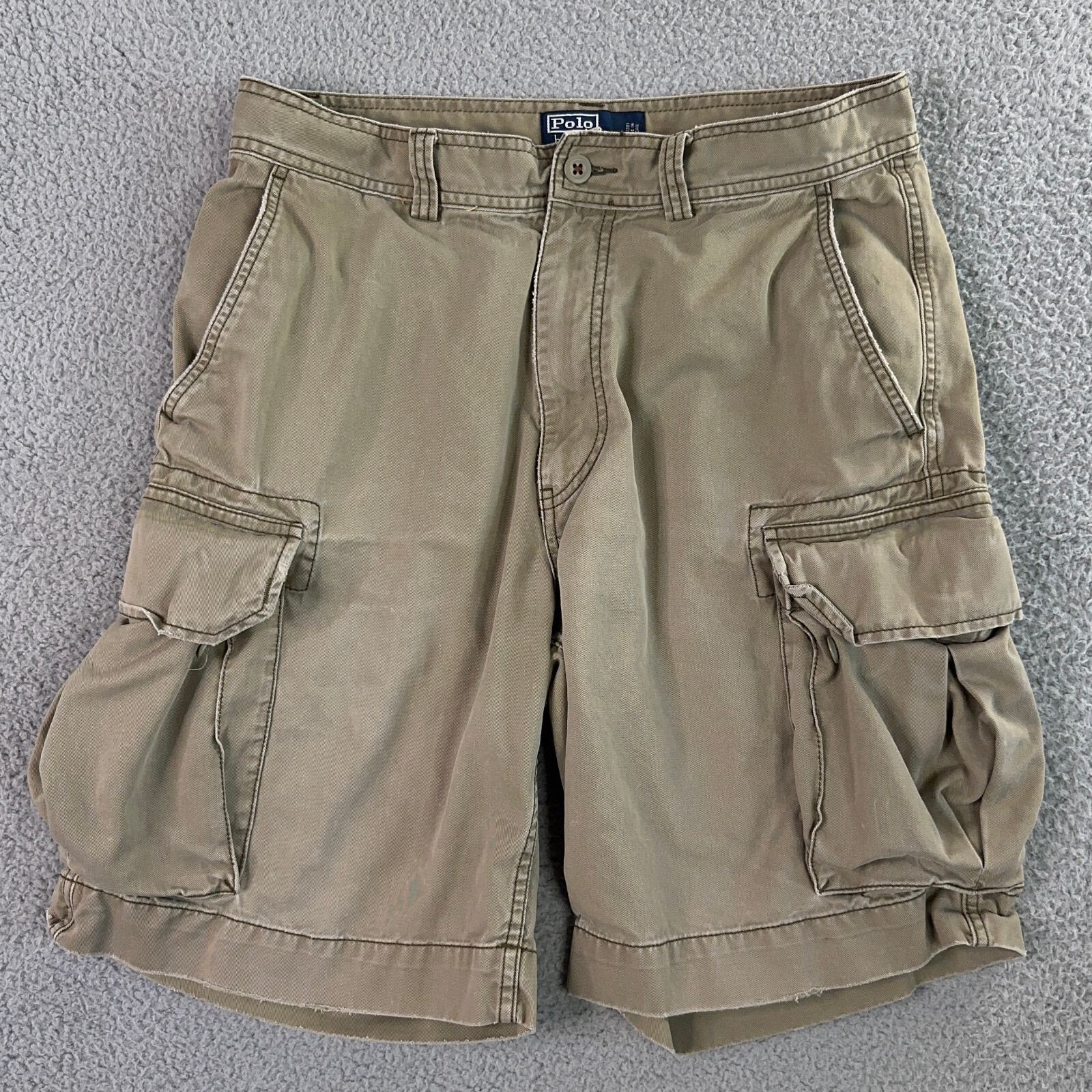 【珍カラー】90s Polo Ralph Lauren short pants Vintage 90s Polo Ralph Lauren Cargo Shorts Mens 35 Brown