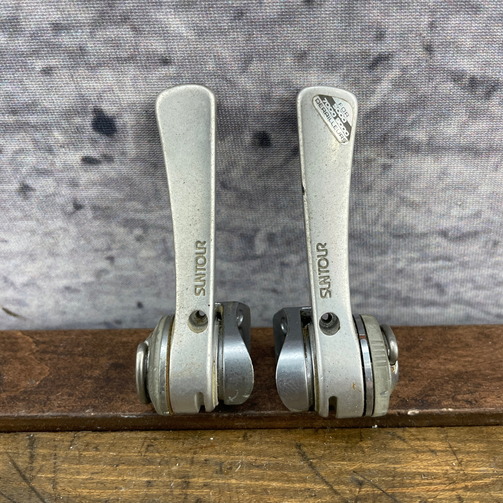 Vintage Suntour Accushift Shifter Set 6s 9000 7000 5000