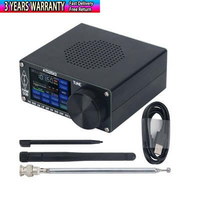 ATS25X2 Radio Receiver FM RDS AM LW MW SW SSB DSP Receiver w/WIFI Antenna 2.4''