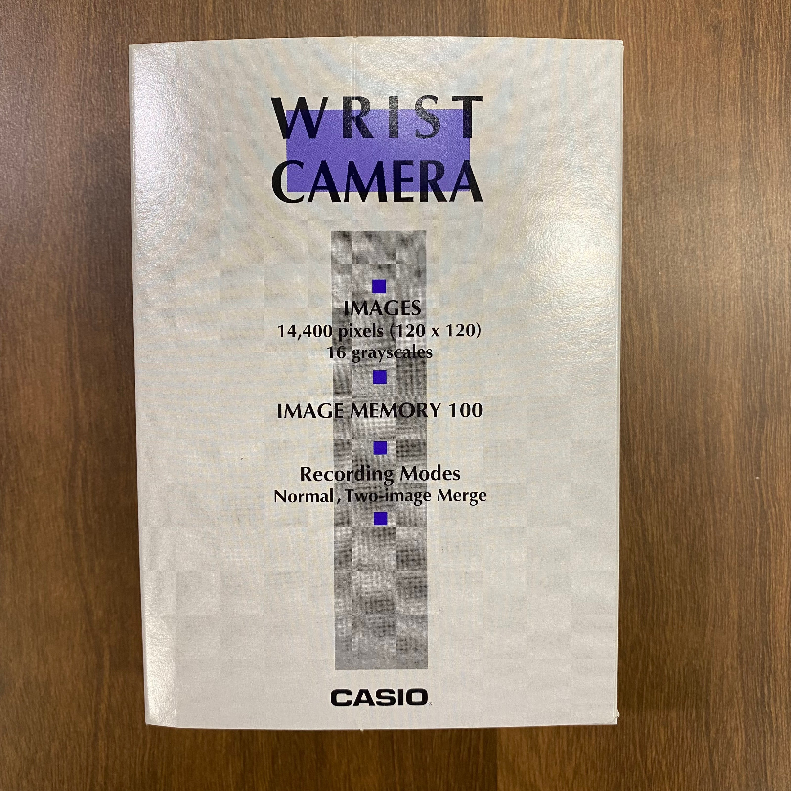Pre-owned Casio Wqv-2b-9 Wrist Camera Digital Watch Rare Vintage In Box