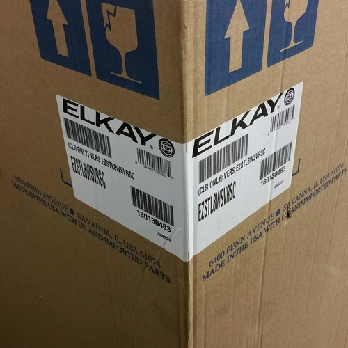 NEW Elkay EZSTL8WSVRSC Versatile Bi-Level Pushbar Water Fountain Cooler CLR ONLY