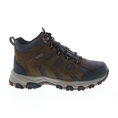 

Мужские серые кожаные походные ботинки Skechers Relaxed Fit Selmen Relodge 204076, Серый, Skechers Relaxed Fit Selmen Relodge
