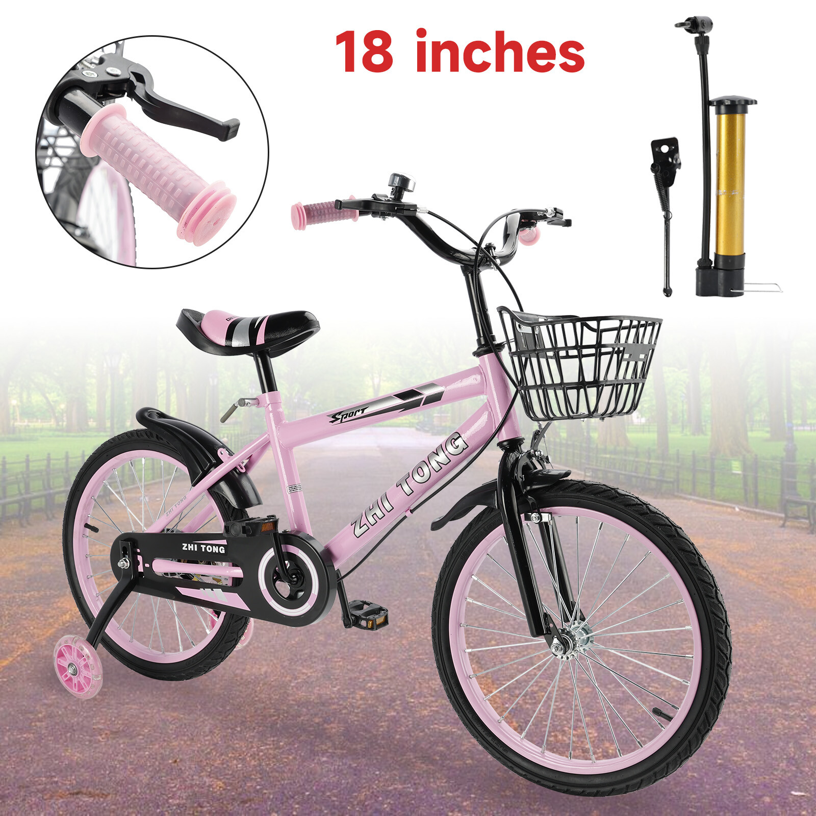 14/16/18 inches Kid's Bike Child Bicycle Boys and Girls with Bottle Cage Holder