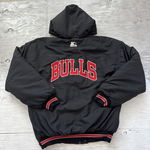 Vintage 90s NBA Starter Chicago Bulls Full Zip Hooded