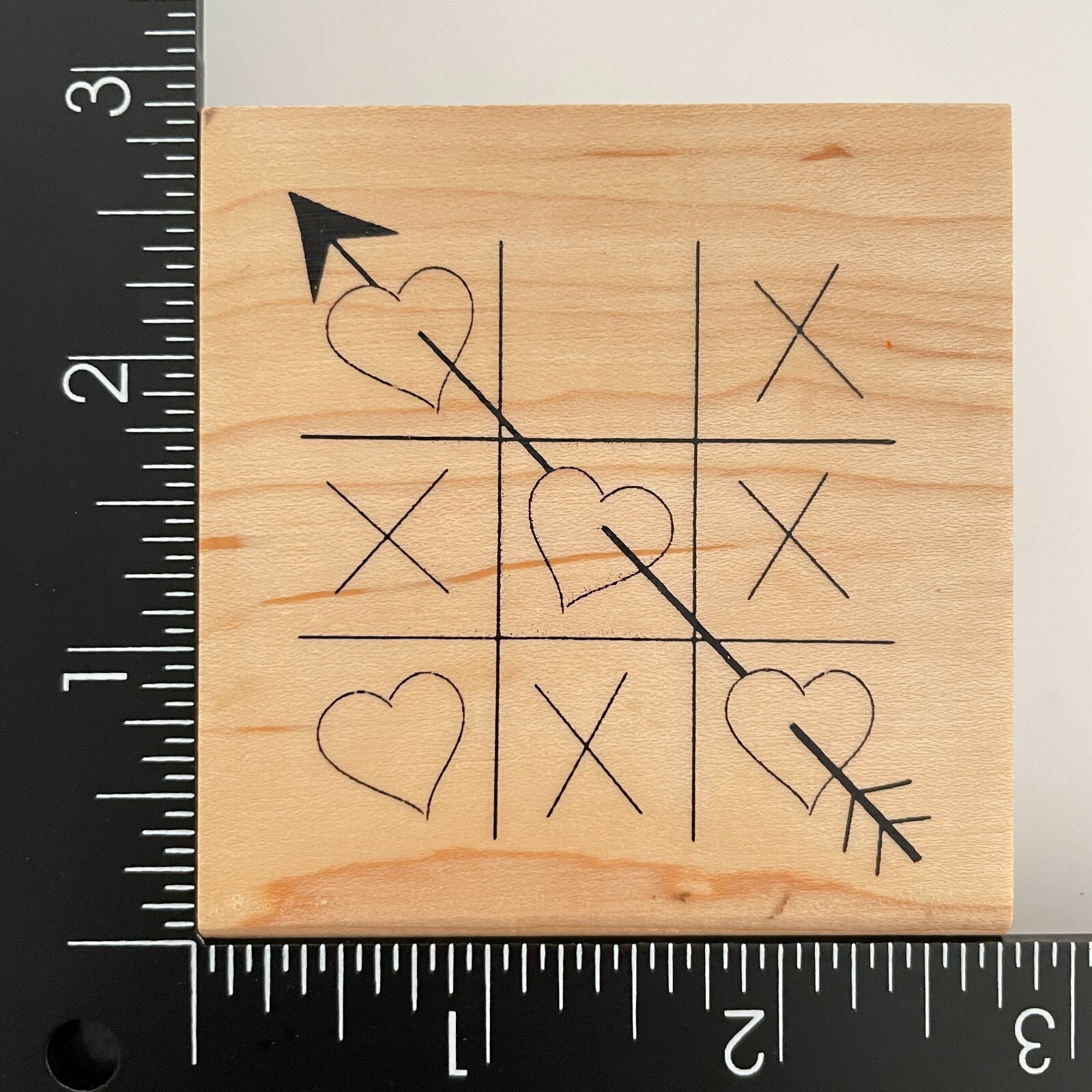 ooooooun♥️ Great Impressions Tic Tac Toe Love Hearts Arrow Valentine