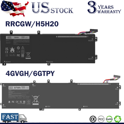 6GTPY/H5H20 Battery for Dell XPS 15 9550 9560 Precision 5520 M5520 Workstation