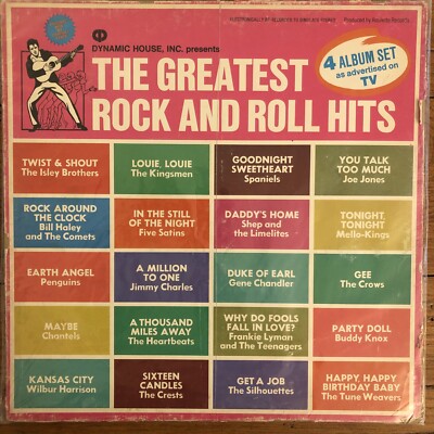 Dynamic House, Inc. presents The Greatest Rock and Roll Hits (CR 1006) 4 Rec