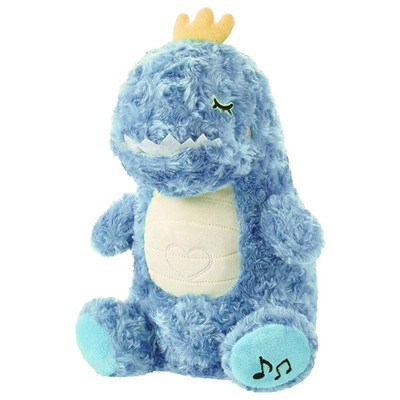 Soothing Dinosaur Plushie with Lights & Sound, Rhythmic Breathing Plush Doll