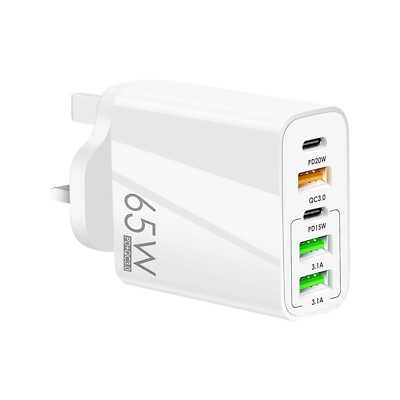 65W Fast PD USB C Phone Charger Wall Power Adapter For MacBook iPhone Samsung