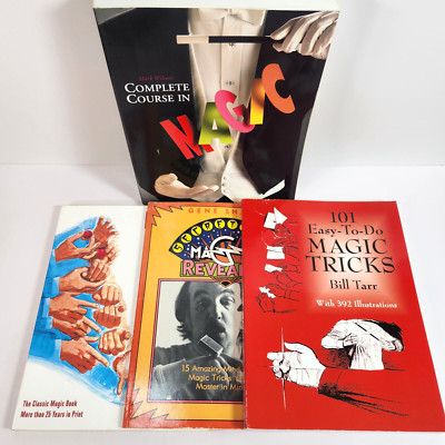 Magic Now You See It Now You Dont Sleight of Hand Tricks Bill Tarr Shay Lot of 4