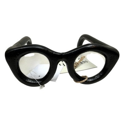 Smith & Gold Modern Decor Sculpture Eyeglasses Black Metal Home Accent Decor 6in