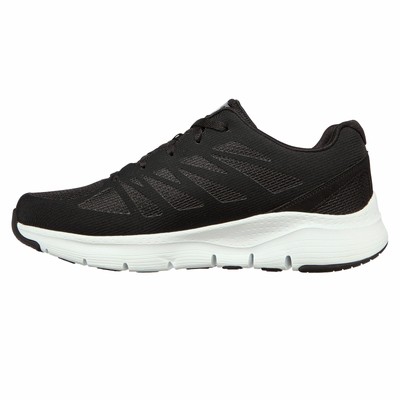 SKECHERS SKECHERS HERREN BOGEN PASSFORM CHARGE SCHWARZ / WEISS LOW TOP SNEAKER SCHUHE FOO