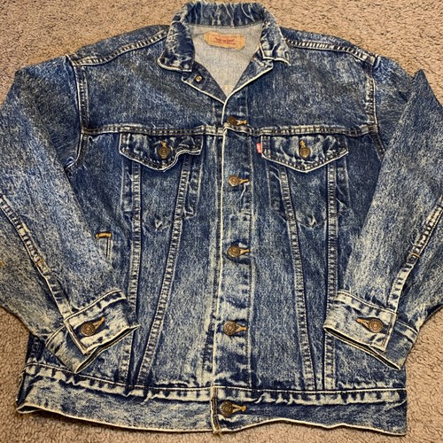 ジャケット・アウター Levi's DENIM JACKET vintage 1980s denim jacket LEVIS jeans Single Stitch 40