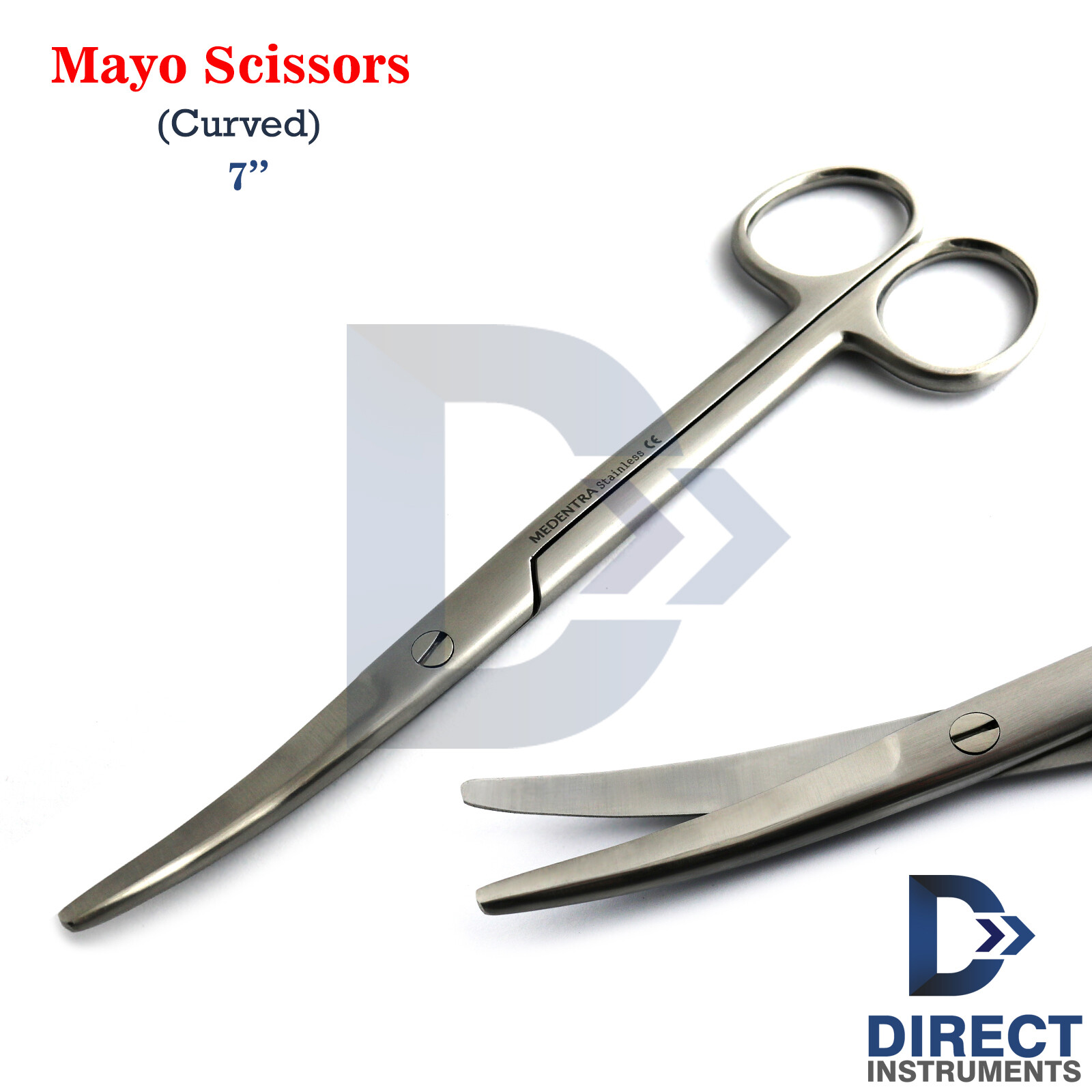 5 Pieces Curved Mayo Scissors 17cm Surgical Operating Tissue Cutting Sutures Lab eBay