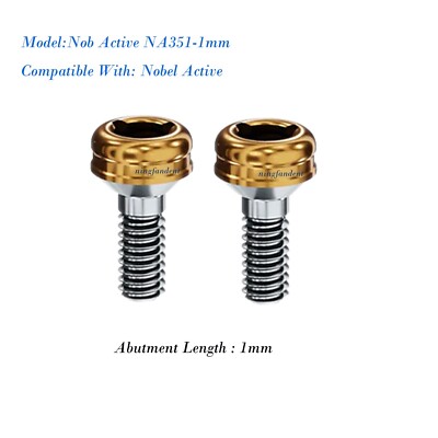 Dental Overdenture Abutment Im Plant For Nobel Active NP  Male Caps
