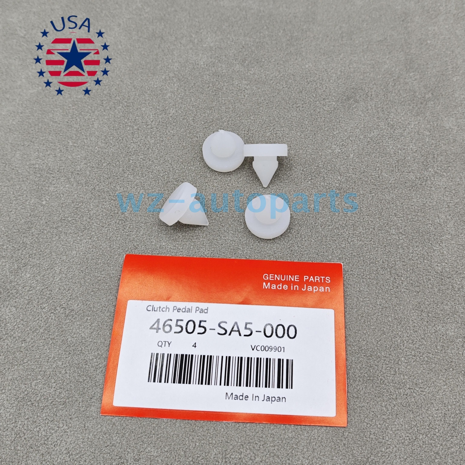 OEM 4PCS  Brake Clutch Pedal Stopper Stop Pad For Honda Civic Accord