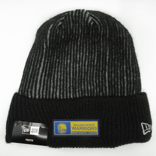 [80505607] Молодежная шапка New Era NBA Golden State Warriors Tech Knit Beanie
