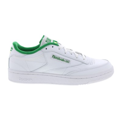 Reebok Club C 85 IE9387 Мужские белые кожаные кроссовки на шнуровке Lifestyle Обувь