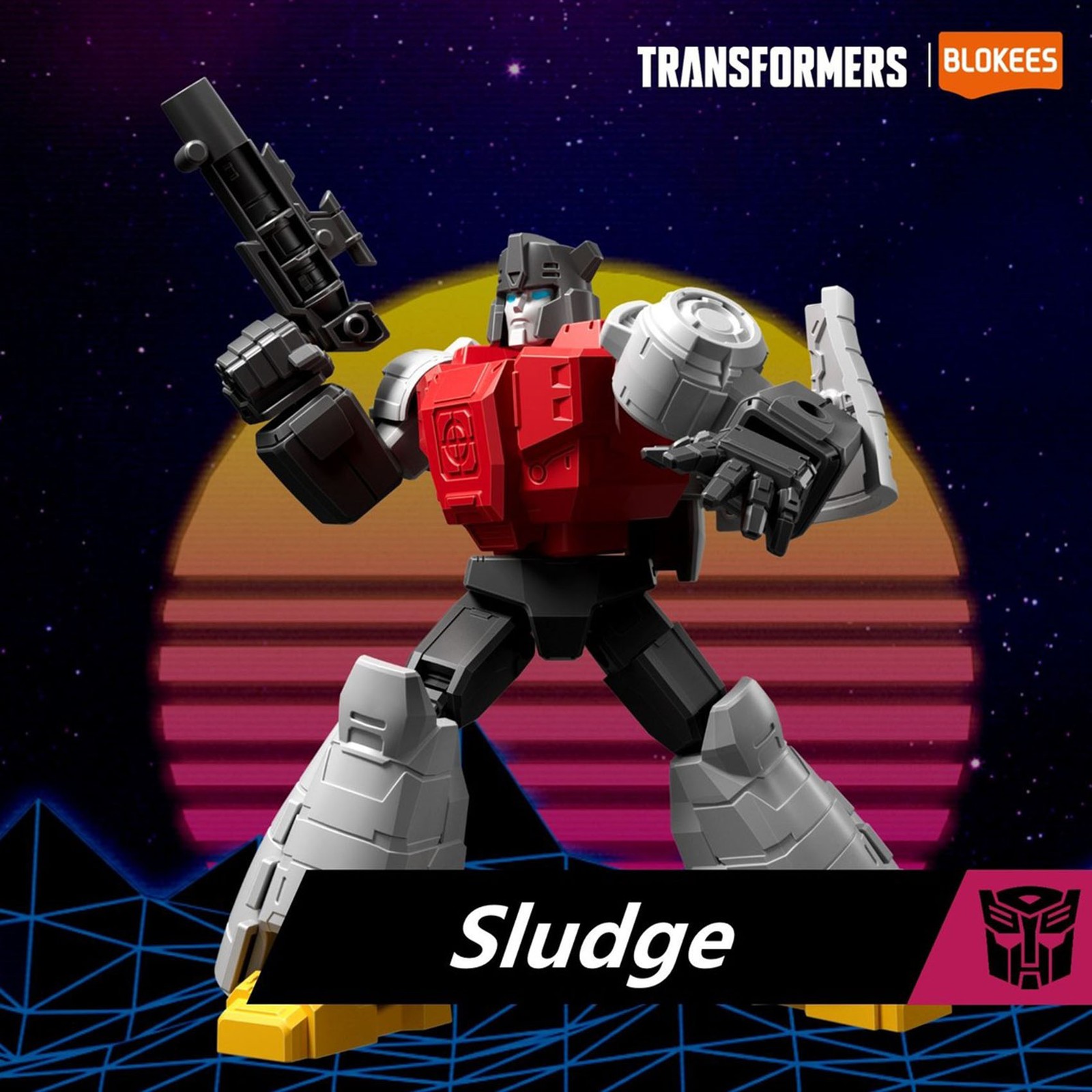 Blokees Transformers Galaxy Version 08 Sludge [Robot] Action