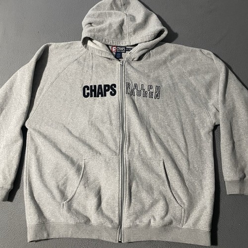 Vintage Chaps Ralph Lauren Hoodie Sweatshirt Mens 2XL XXL