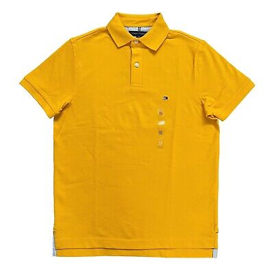 NWT Tommy Hilfiger Men's THFLEX Regular Fit Solid Short Sleeve Mesh Polo Shirt