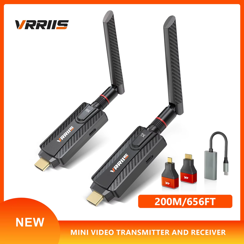 200M Wireless Hdmi Video Transmitter and Receiver 5G Mini Extender TV Stick for