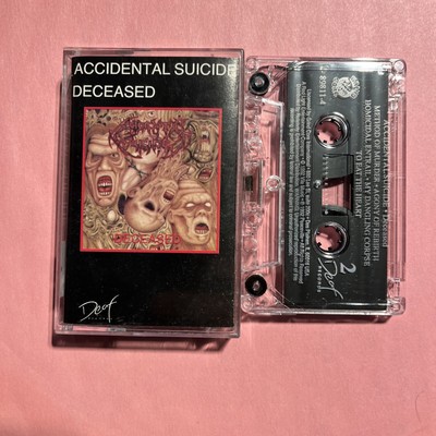 ACCIDENTAL SUICIDE Cassette Tape DECEASED 1992 Death Metal US RELEASE GRIND CORE