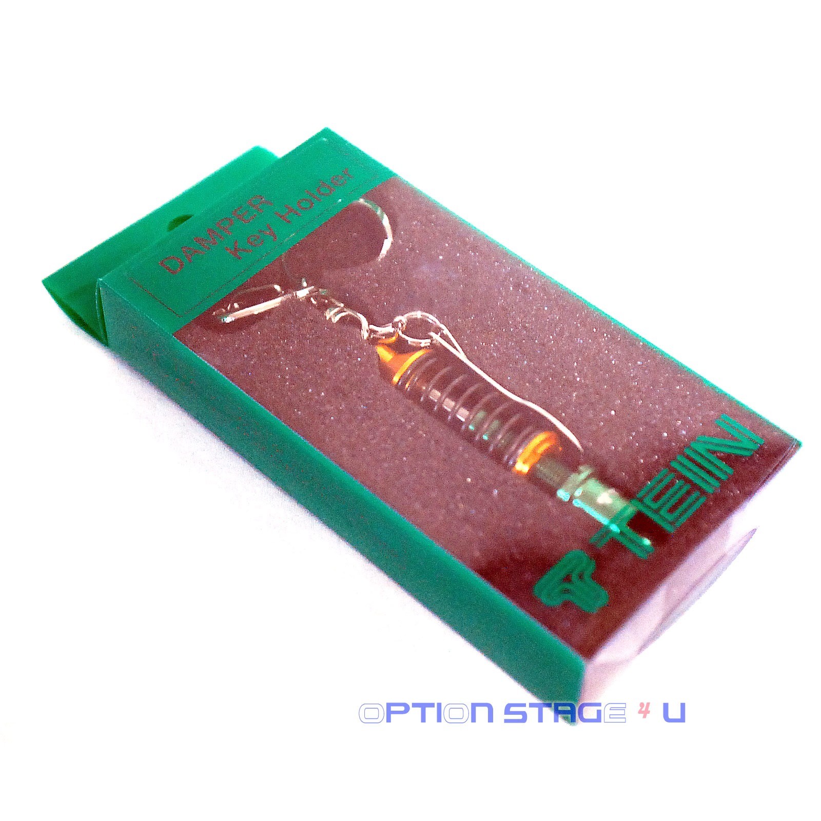 TEIN Goods JDM Green/ Gold Damper Keychain w/ Wrench TN016 TEIN Goods JDM Green/ Gold Damper Keychain w/ Wrench TN016