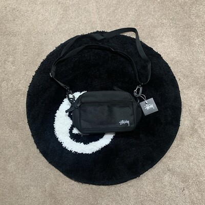 stussy shoulder mesh bag cross body fanny messenger strap side bag bape supreme 185852863182