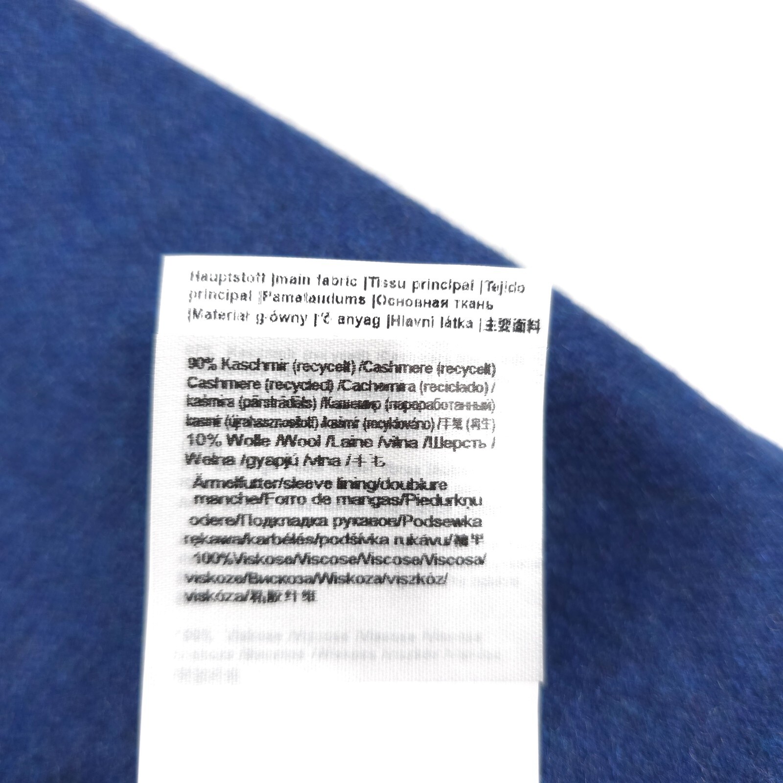 Pre-owned Windsor $1395  Giro J52 Unlined Blue Cashmere Blazer Jacket Mens 42 (eur 52)