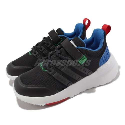 Adidas LEGO Racer TR21 EL K Черный Синий Зеленый Красный Детский дошкольный бег HQ1314