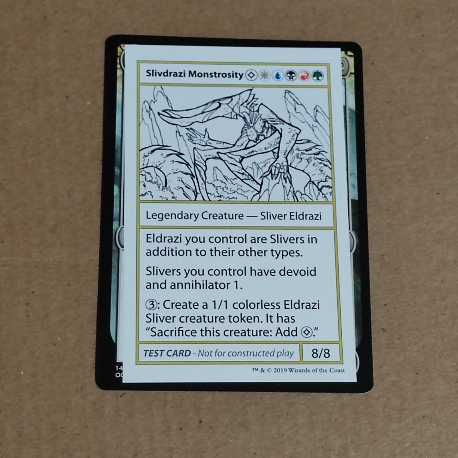 【PSA9 MINT】MTG Slivdrazi Monstrosity 初版 PSA9 MINT】MTG Slivdrazi Monstrosity 初版 - メルカリ