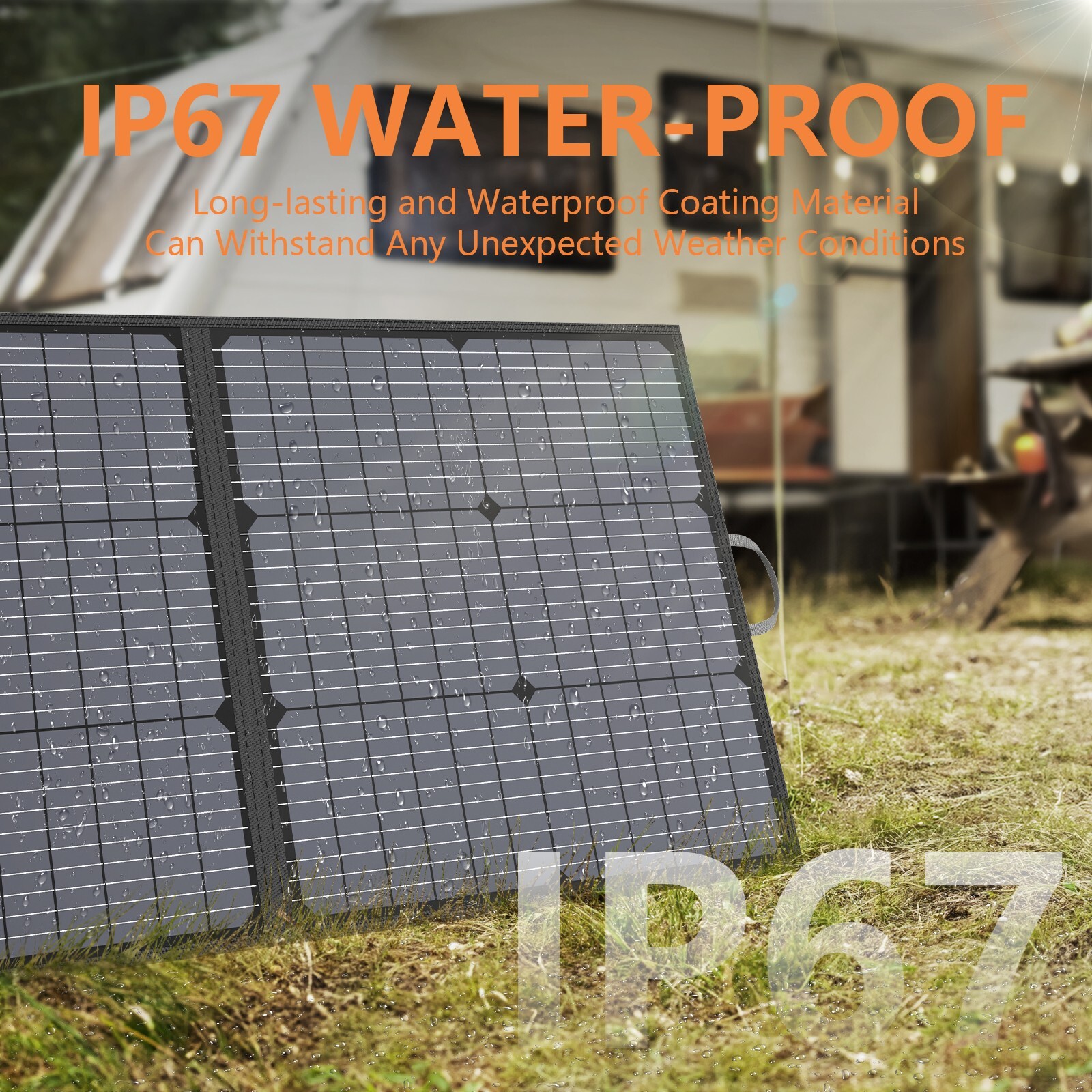 MHPOWOS Foldable Solar Panel 110W Solar Panel Kit For Power Station Refurbished