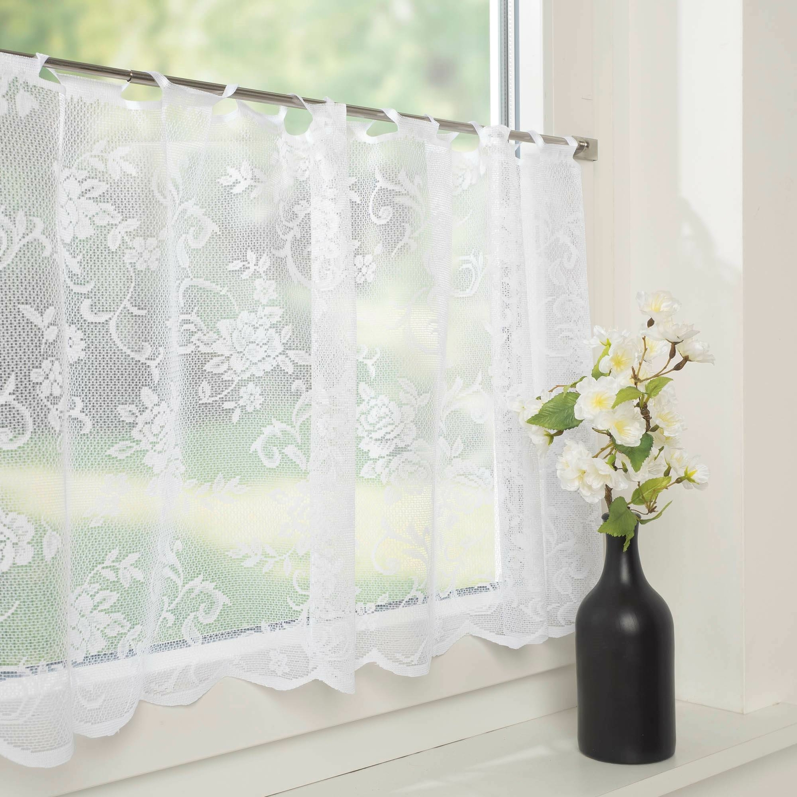 Scheibengardine Gardine Panneaux Bistrogardine Store 160 x 45 cm