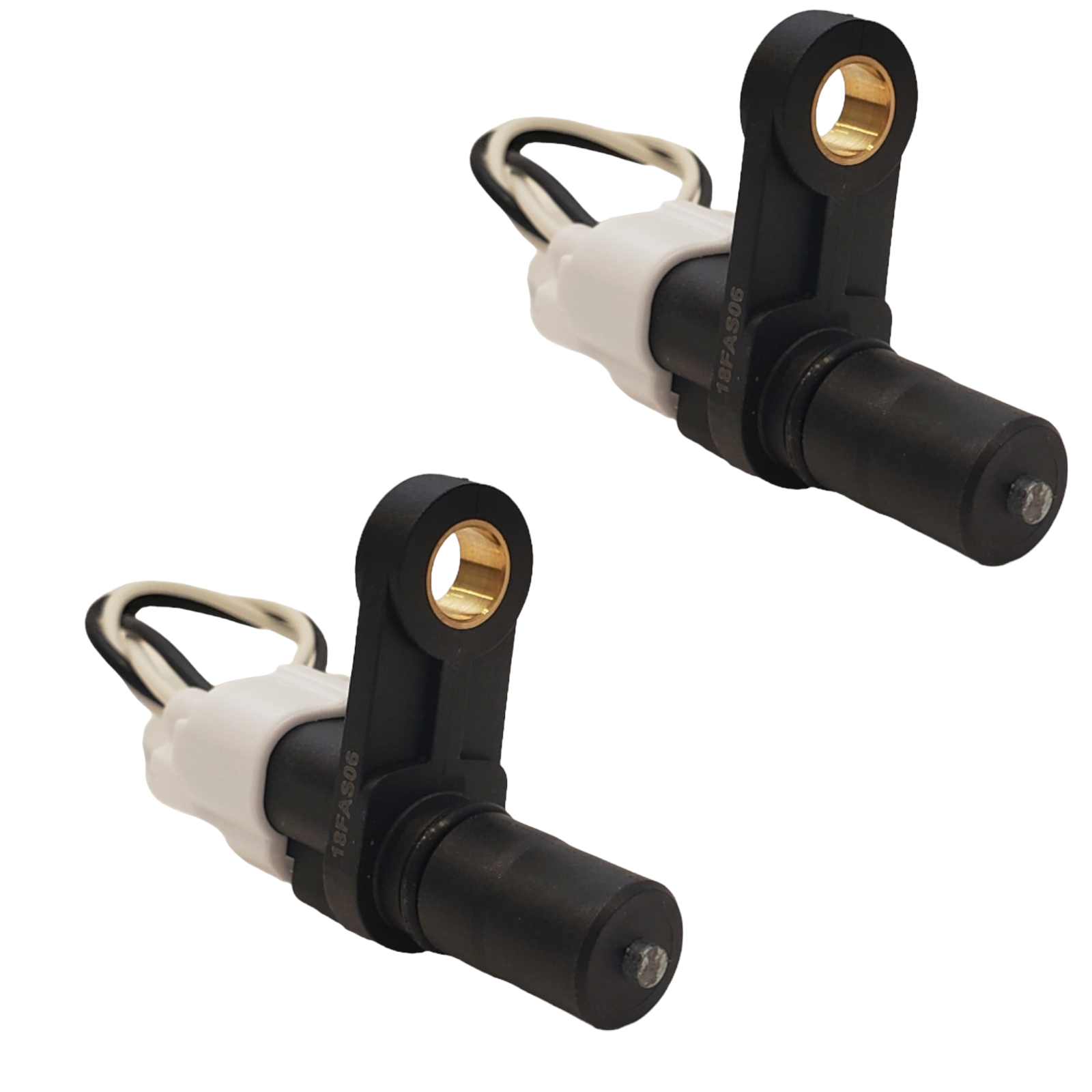 2 Pcs Transmission Input/Output Speed Sensor W/ Connector Fits:Toyota Highlander