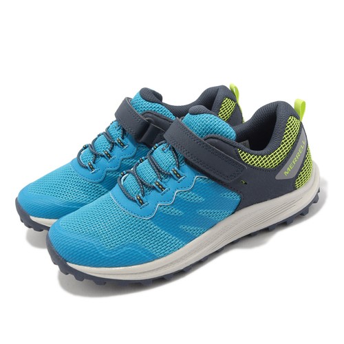 

Merrell Nova 3 Blue Grey Volt Kids Women Trail Running Outdoor Shoes MK266784, Синий, Nova 3 Blue