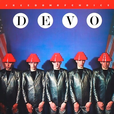 Devo Freedom Of Choice '' album cover poster 24''x24'' FREE SHIPPING
