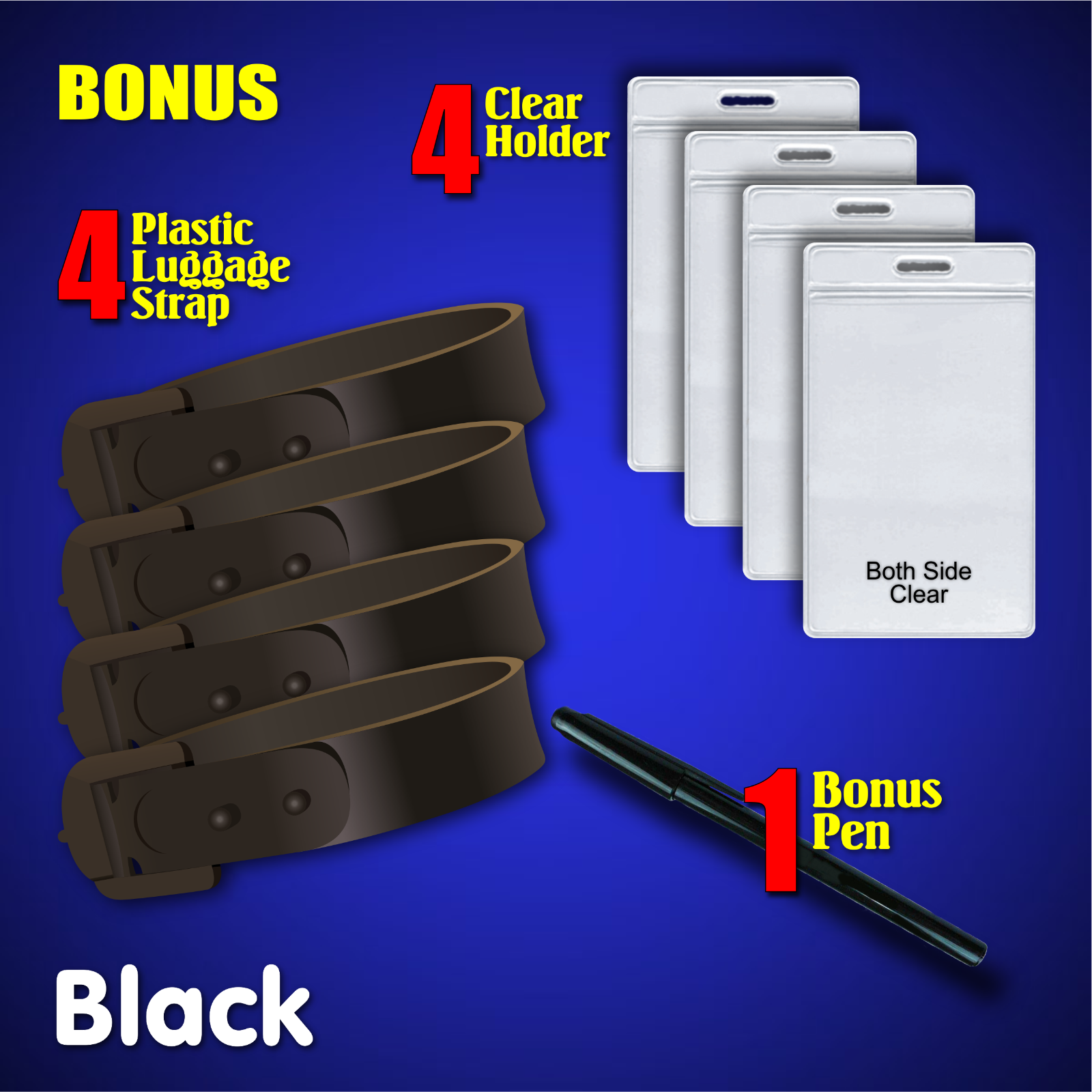 HAWAIIAN AIRLINE Luggage Tags ( 4pcs )