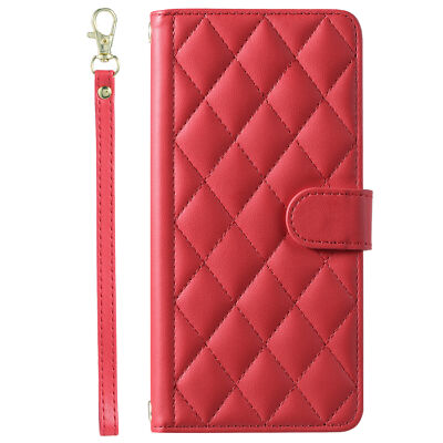 For iPhone 15 Pro Max 14 13 12 11 XR Flip Folio Card Wallet Women Crossbody Case