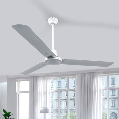 Deckenventilator Dawinja Weiß 3 Flügel Lampenwelt Schlafzimmer Ventilator Modern