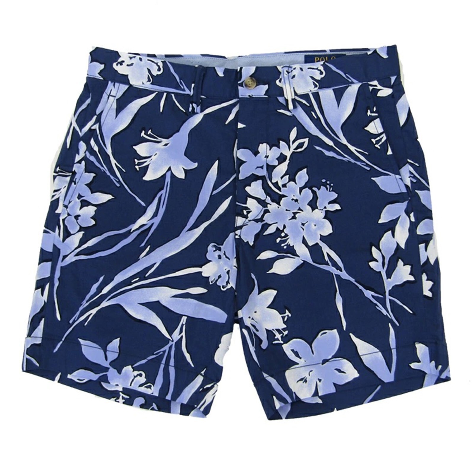 Шорты Polo Ralph Lauren прямого кроя с цветочным принтом Aloha - Темно-синий