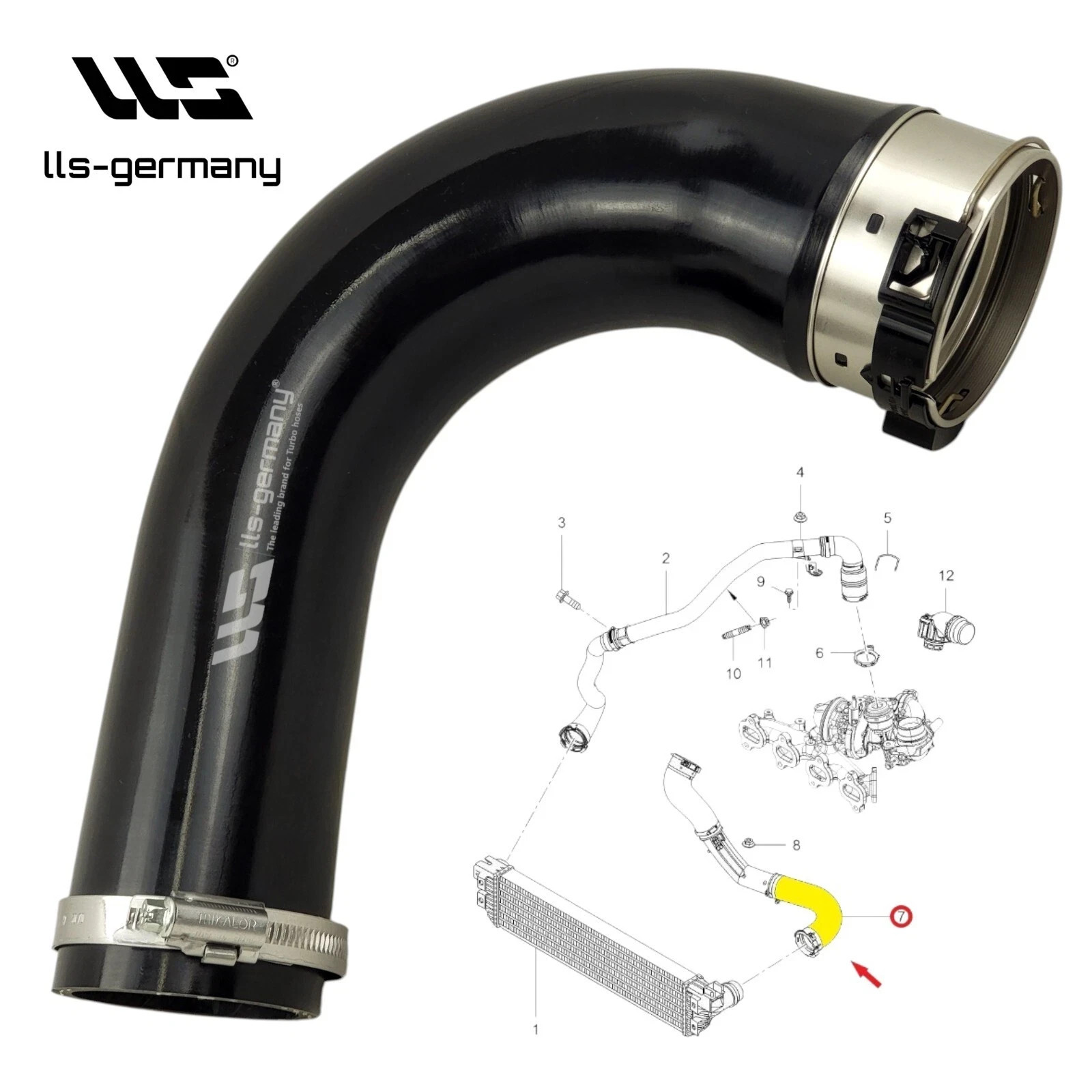 Mari.　1214 Turbo Speed Sensor, for Cummins Holset ISB ISC ISL ISX 6.7L