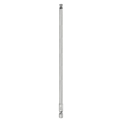 Kugelkopf-Innensechskant-Schraubendreher-Bit 5mm, 1/4'' Sechskantschaft 200mm