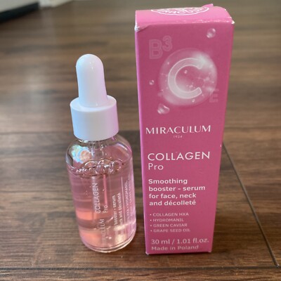 Miraculum Collagen Pro Smoothing Booster Serum Face, Neck & Décolleté .