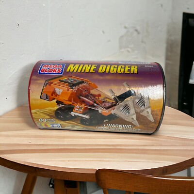 Mega Bloks Mine Digger #9255 NEW 1995 Vintage
