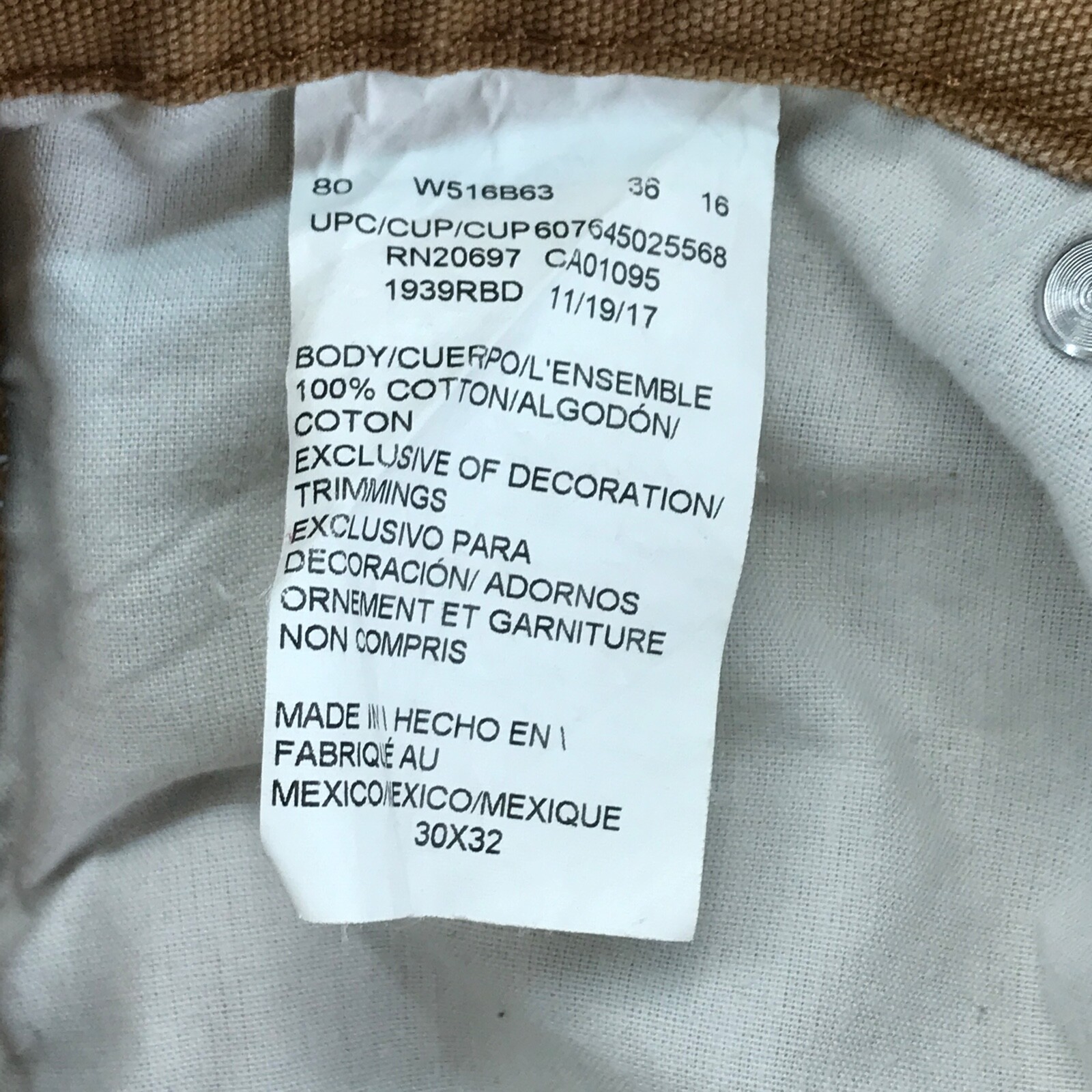 Брюки Dickies Carpenter Pants 30X32 