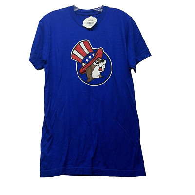 Buc-ees Women's Small Blue 4th of July Cotton Freedom Tee New (F7)