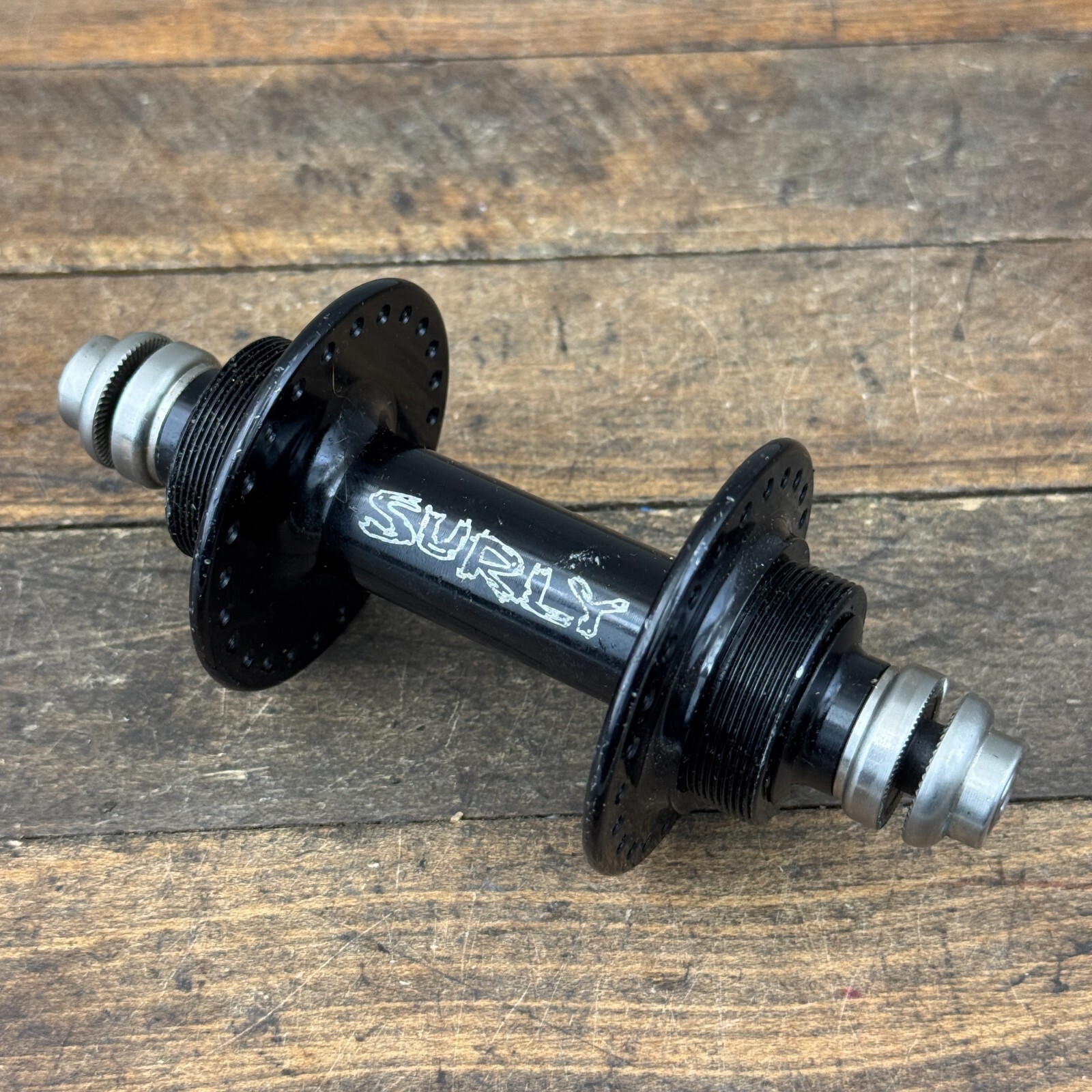 Surly Rear Hub 48 Hole 48h Flip Flop 118 mm Black Alloy | eBay