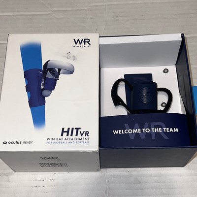 Win Reality Hit Vr Baseball & Softball Bat Attachment Meta Quest Oculus w/ Box
