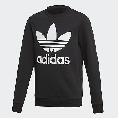 Детский свитшот с круглым вырезом с трилистником adidas Originals